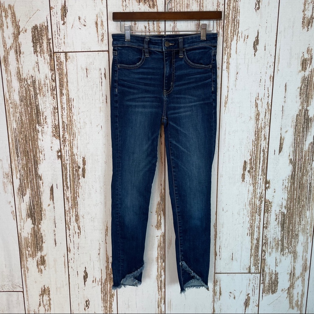 AEO Super Hi-Rise Jegging Crop Size 4 Regular